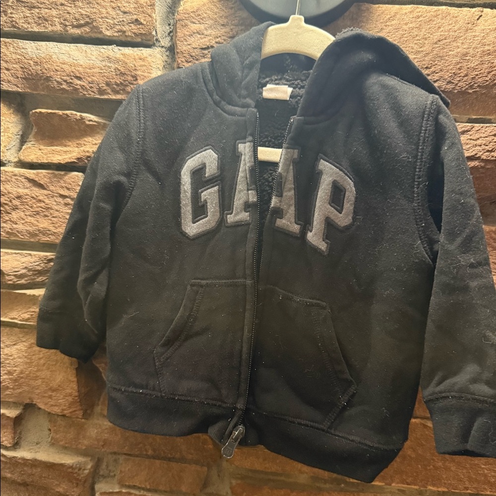 Cozy Baby Gap Sherpa lined hoodie
